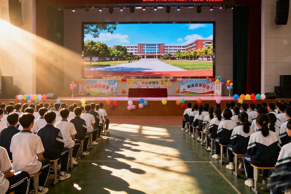 學(xué)校舞臺(tái)LED屏尺寸一般做多大合適？